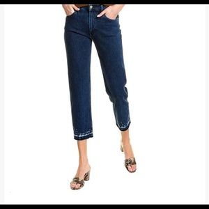 Lucky Brand Mid-Rise Boyfriend Cropped Jeans SZ 28